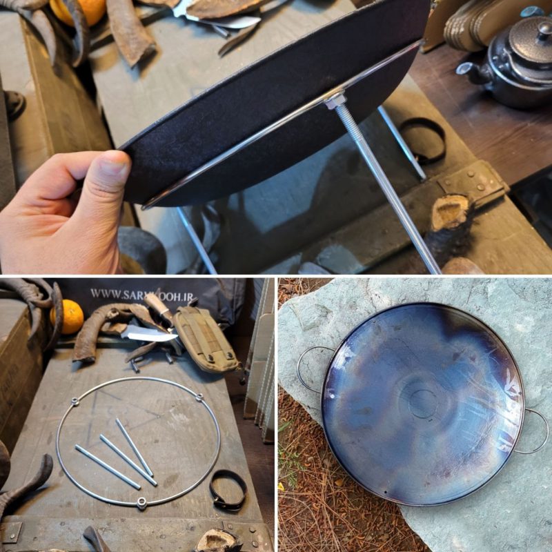 پک SP43 ساج کمپینگ سلامت سیزن + پایه و حلقه ساج