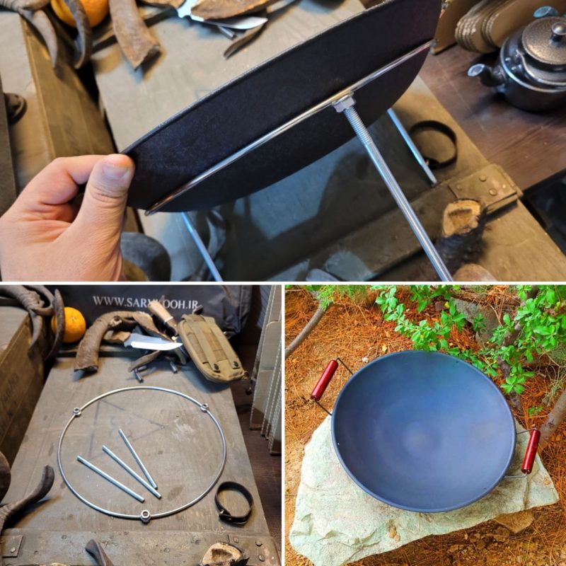 پک SP46 ساج طبیعت گردی sd58+ پایه و حلقه ساج