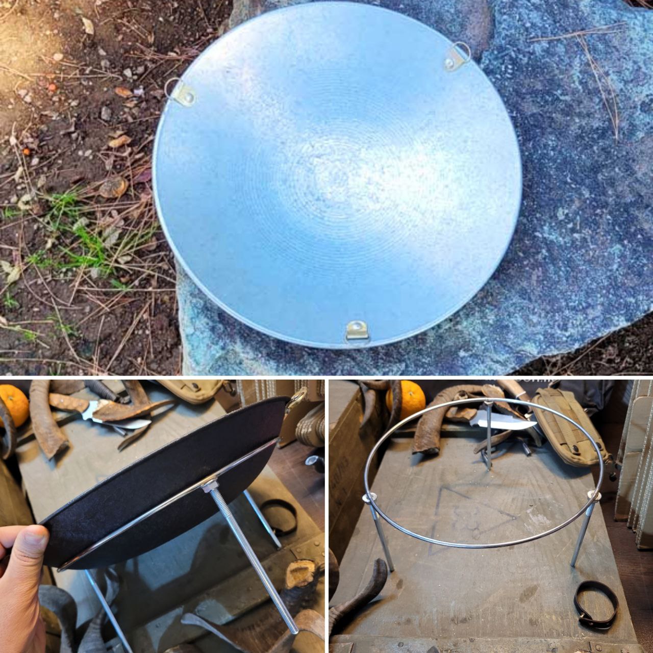 پک SP48 ساج روحی بدون روکش SD75 + پایه و حلقه ساج