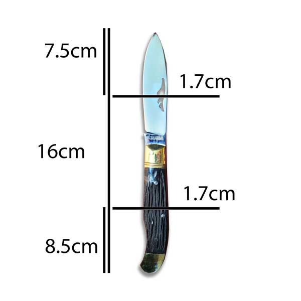 چاقو دسته استخوان SK128 - Image 2